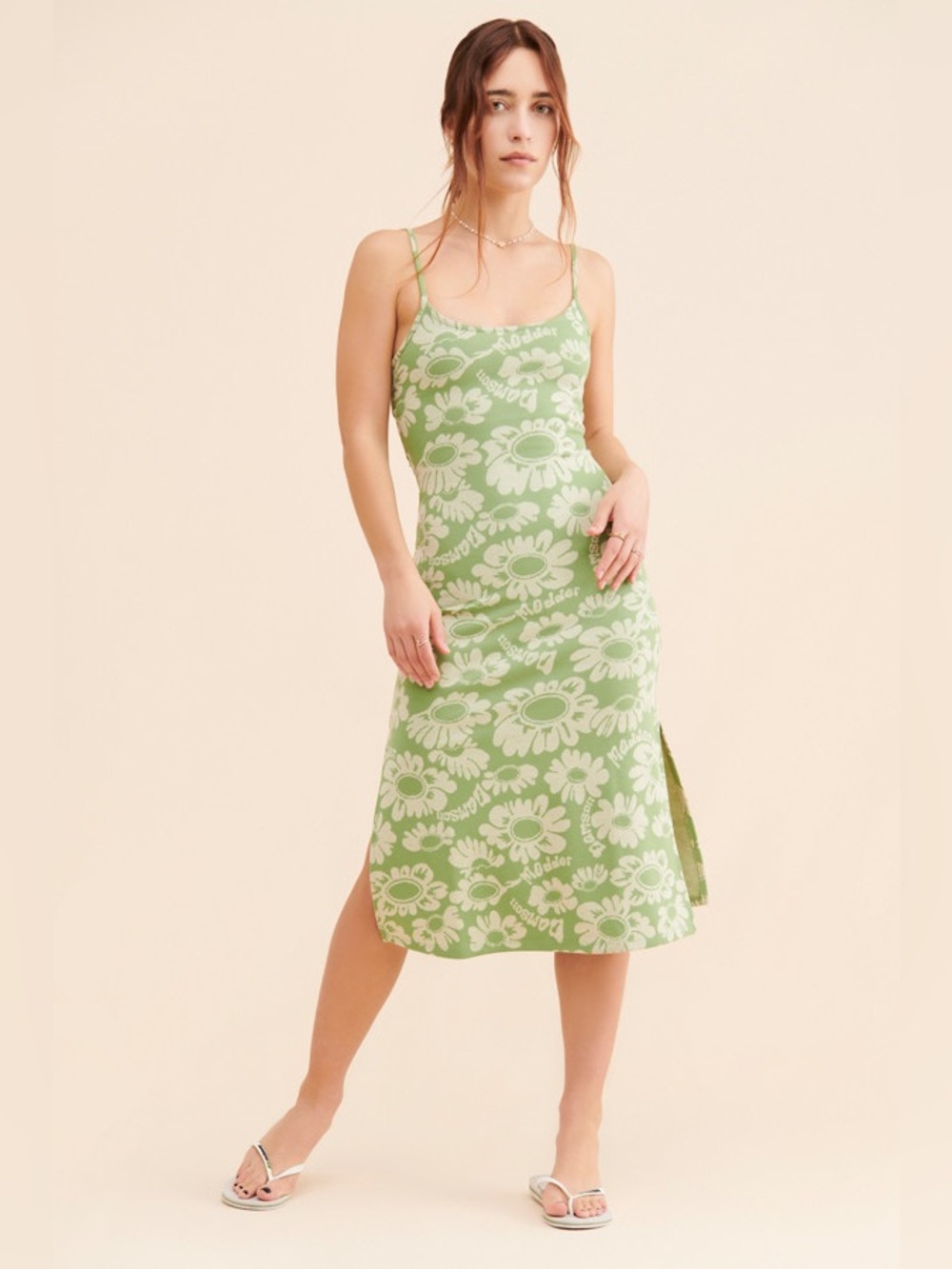 Anthropologie Damson Madder Verity Jacquard Midi Dress